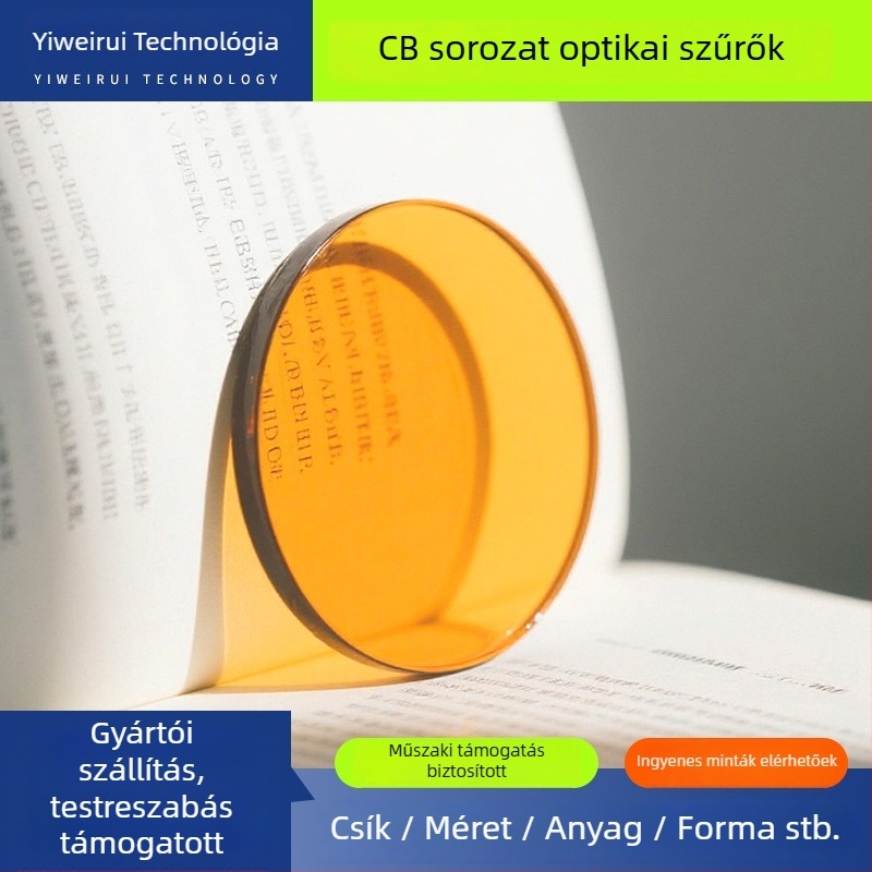 Szcenikai világítási optikai szűrő, hosszú hullám átengedésű szűrő, üveg, magas átengedés, Yiweirui