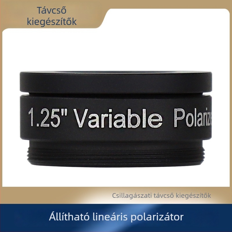 Datyson csillagászati teleszkóp állítható lineáris polárszűrővel (Márka: Datyson; Fő cél: csillagászati megfigyelés; Szűrő típusa: lineáris polárszűrő; Állítható: igen)