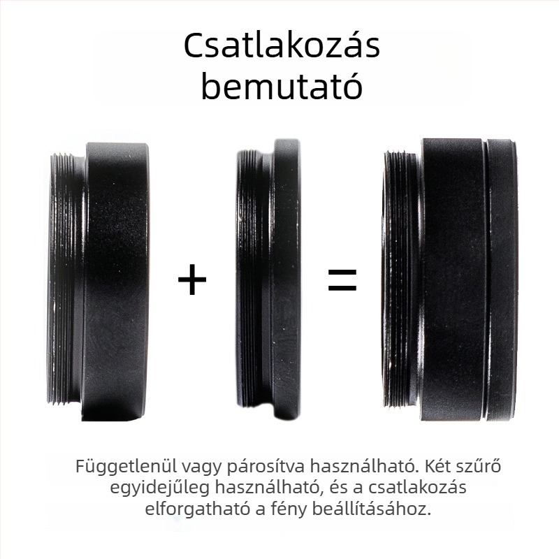 Datyson csillagászati teleszkóp állítható lineáris polárszűrővel (Márka: Datyson; Fő cél: csillagászati megfigyelés; Szűrő típusa: lineáris polárszűrő; Állítható: igen)