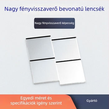 Sík aluminizált reflexiós tükör, nagy fényvisszaverő üveg lencse, lézeres képalkotó rendszerhez és optikai szűrőkhöz