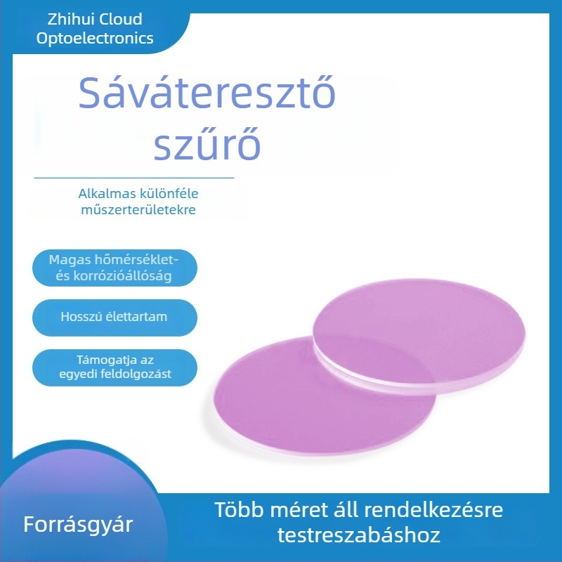 532 nm notch szűrő, negatív sávszűrő, lézerizolációhoz bevont üveg