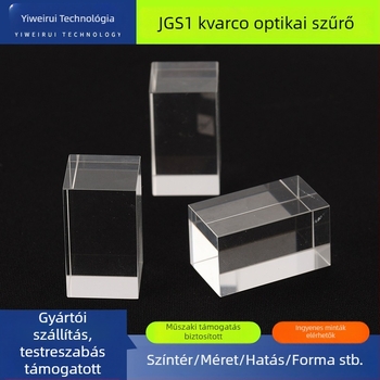 JGS1 Far-UV optikai kvarc üveg szűrő ablak, kiváló hőállóság, modell JGS1, termékkód 6191538