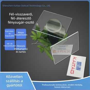 Kaitao Optics K9 kvarcüveg félreflexiós-féláteresztő fényfelosztó teleprompterhez és mikrovetítéshez