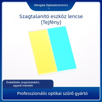 DPL kettős keskeny sávú átfolyási szűrő szőrtelenítő készülékhez, tejfényű lencse, bevonattal ellátott optikai üveg kozmetikai készülékhez