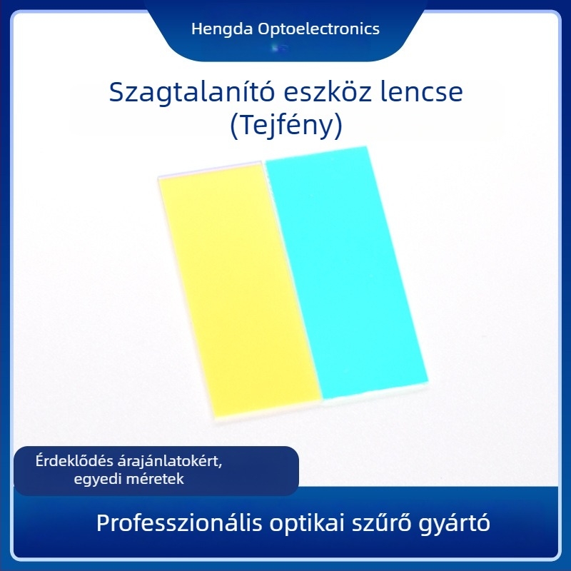 DPL kettős keskeny sávú átfolyási szűrő szőrtelenítő készülékhez, tejfényű lencse, bevonattal ellátott optikai üveg kozmetikai készülékhez