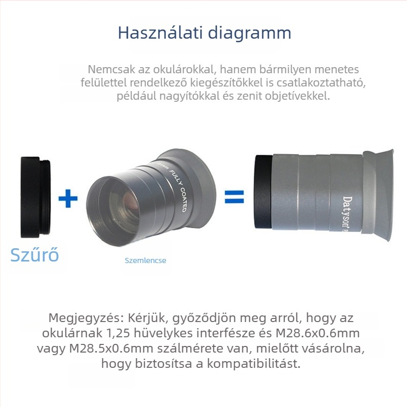 Távcső Nebula szűrő Datyson Gen 2 ND M28.6 5P9955S