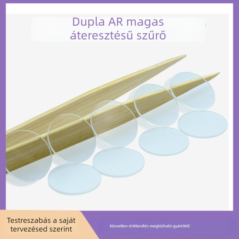 Kameravédő fólia AR kétoldalú anti-reflexiós bevonattal, optikai üveg, testreszabható
