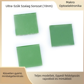 Ultra-szűk sávú szűrő, középponti hullámhossz 540 nm, sávszélesség 10 nm, átviteli ≥94%, csillagászati megfigyelésekhez