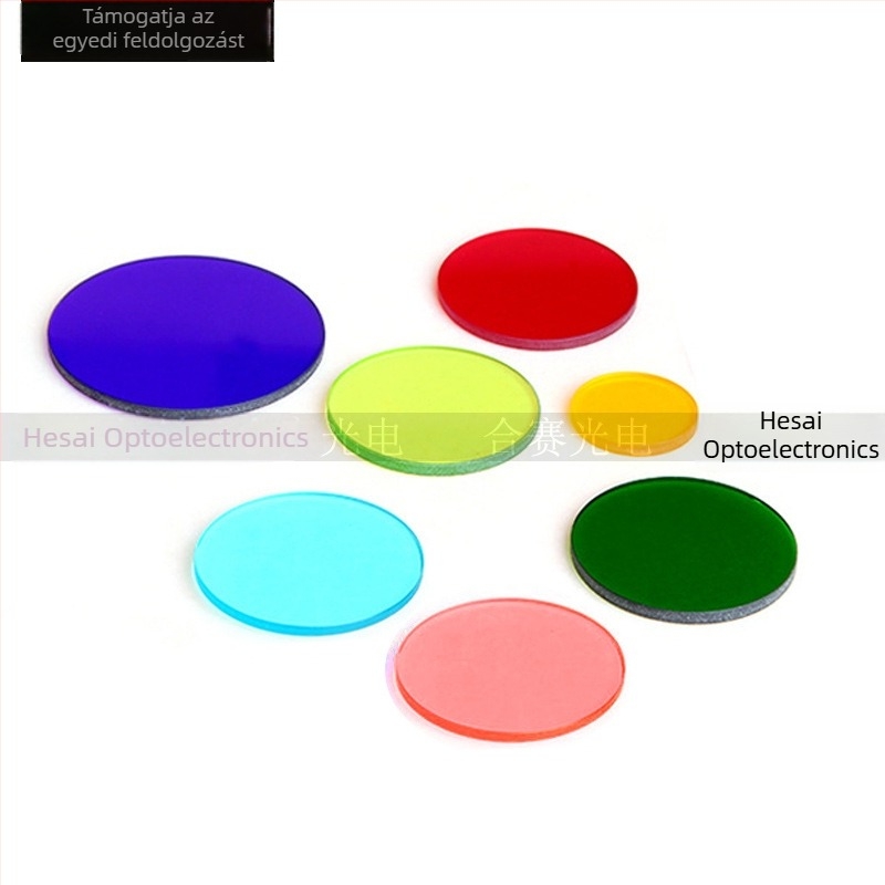 Match optikai üvegszűrők – import: nem; fő cél: optikai terület; alkalmas színpadi és gyepvilágításra.