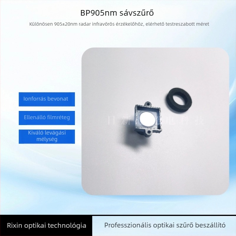BP905 sávszűrő 905 nm, keskeny sávú szűrő LiDAR-hoz, optikai lencse