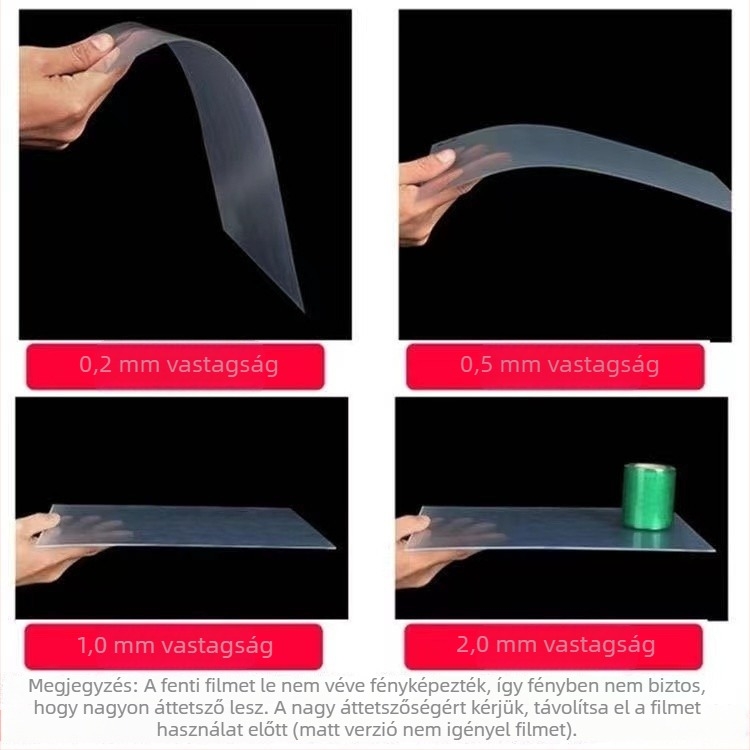 PVC film lap, extrudálási osztály, átlátszó, égésgátló osztály, márka PVC-1