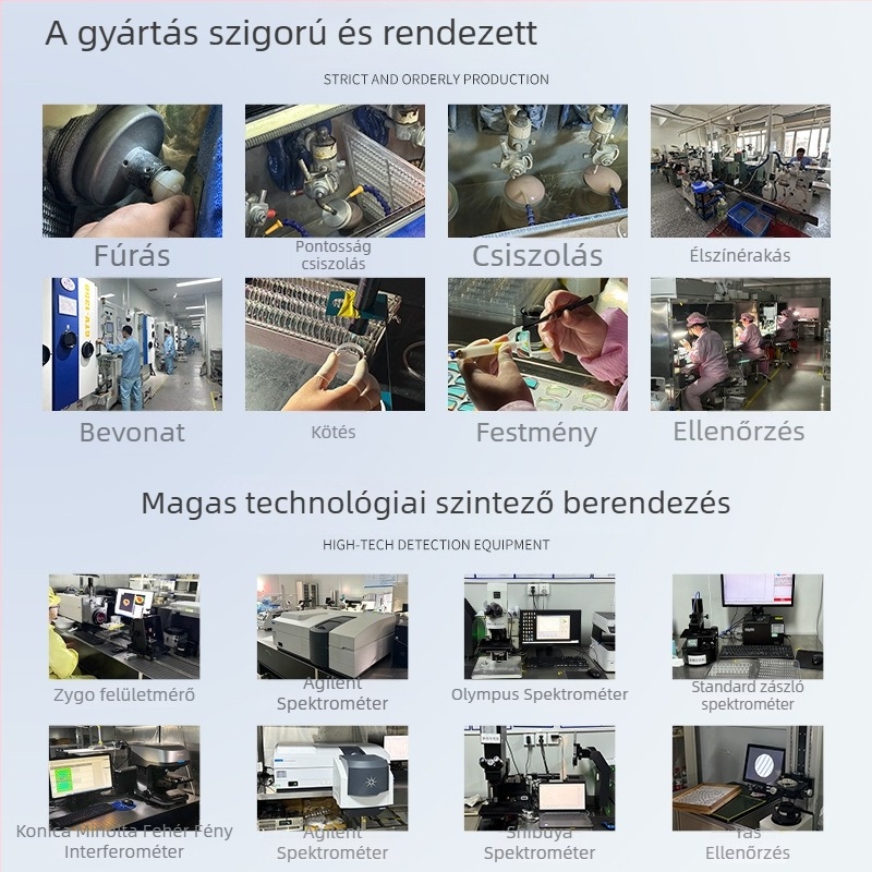 55%-os beam splitter optikai eszközökhöz, nagy pontosságú, árnyék nélküli, saját márkás lehetőség