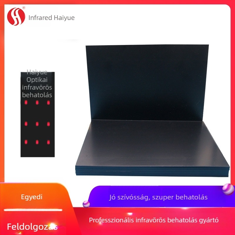 PMMA infravörös átviteli pajzs látható fény blokkoló PC-szűrővel, 850 nm és 940 nm
