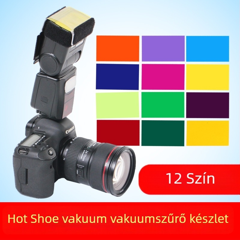 Tongli 12-szűrős kamera vaku szűrőkészlet — univerzális lámpa kiegészítők, 2013-as megjelenés