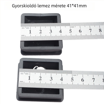Háromlábas fejhez való gyorskioldó lemez — modell 330A, ABS, kompatibil 42×42 bajonettel, maximális teher 2–5 kg