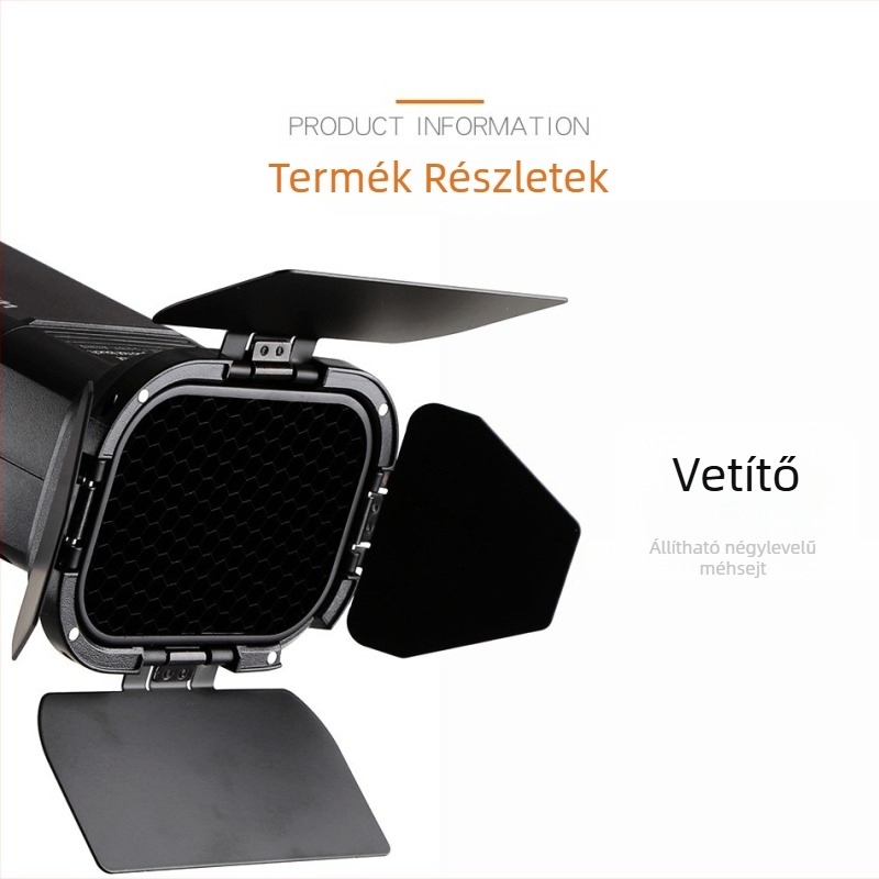 Shenniu BD-07 világítási kiegészítő: méhsejt rács és színes szűrők Canon/Nikon DSLR TTL vakuhoz
