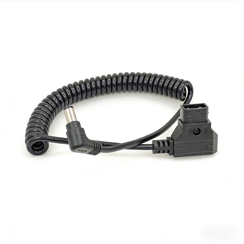 D-TAP B-tól DC5525-ig tartó tápkábel BMCC/BMPCC kamerákhoz, PU anyagú kábel, 40W max
