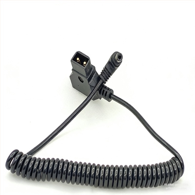 D-TAP B-tól DC5525-ig tartó tápkábel BMCC/BMPCC kamerákhoz, PU anyagú kábel, 40W max