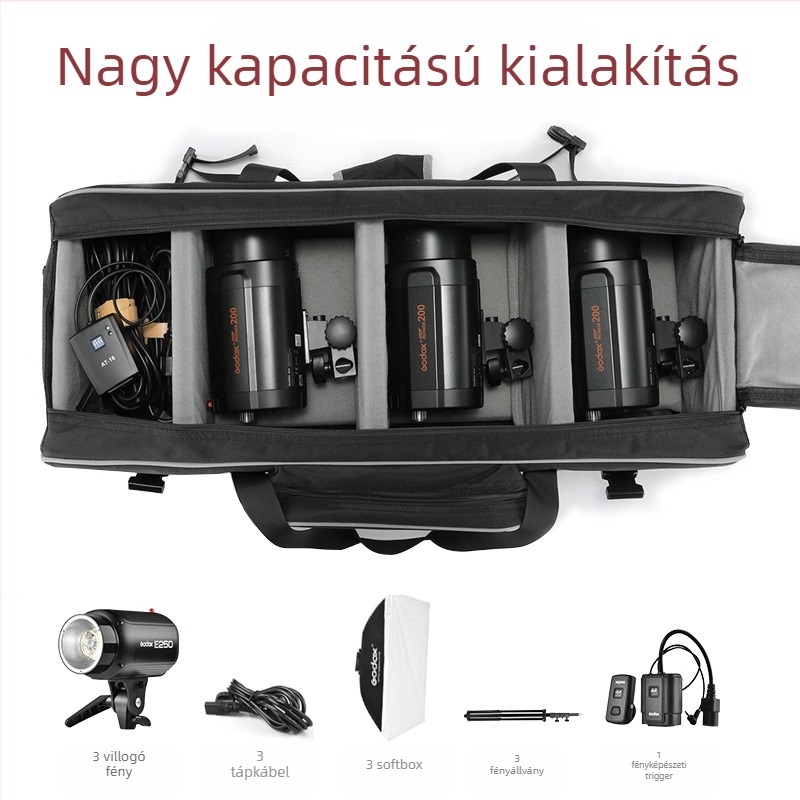 Shenniu CB05 Fotózás világítási készlet alumínium ötvözet konstrukcióval