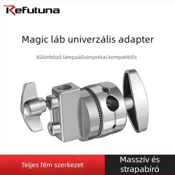 Magic Leg turntable – C‑keretész kiegészítők rozsdamentes acélból, kompatibil keresztcsővel, tömeg 0.65 kg, márka refutuna/ruifutu, modell Magic Leg turntable