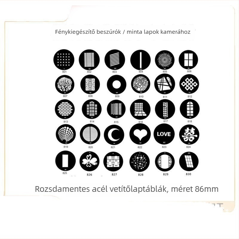Spotlámpa fényképezéshez, panel fény-árnyék, alumínium ötvözet, teherbírás 2–5 kg