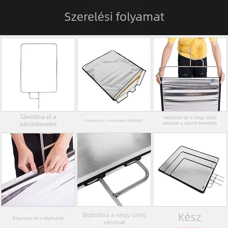 YIDA fényvisszaverő berendezés élő közvetítéshez és felvételhez – alumínium ötvözet, terhelés 2–5 kg