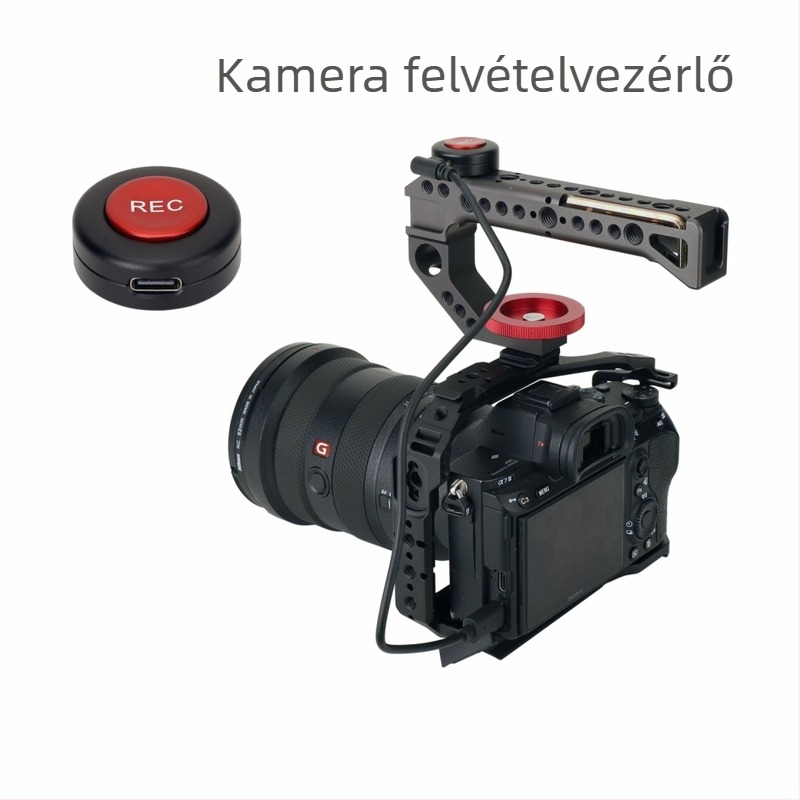 Kamera felvételi vezérlő, modell D10, alumínium ötvözet, kompatibilis kamerákkal, tömeg 16,5 g