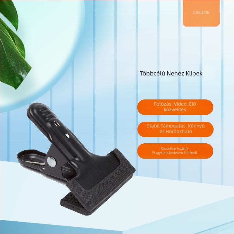 Fotózáshoz való tripod fej, szénszálas, négyzetes erős szorítófej, Prosperity