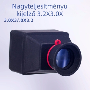Cario H050s kamera nézetkeret – képernyő erősítő, gumitest és napellenző (max. terhelés 2–5 kg)