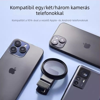 Polarizáló szűrő mobiltelefonokhoz, ultratiszta bevonattal a vízfelületi fényvisszaverődés csökkentésére