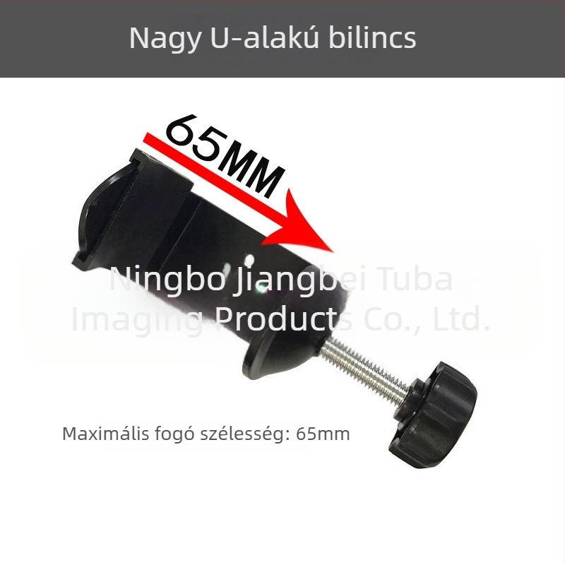 Fémtip csipesz fényképezéshez – fém, univerzális, C- és U-formájú kivitel, max terhelés 2–5 kg, súly 0,5