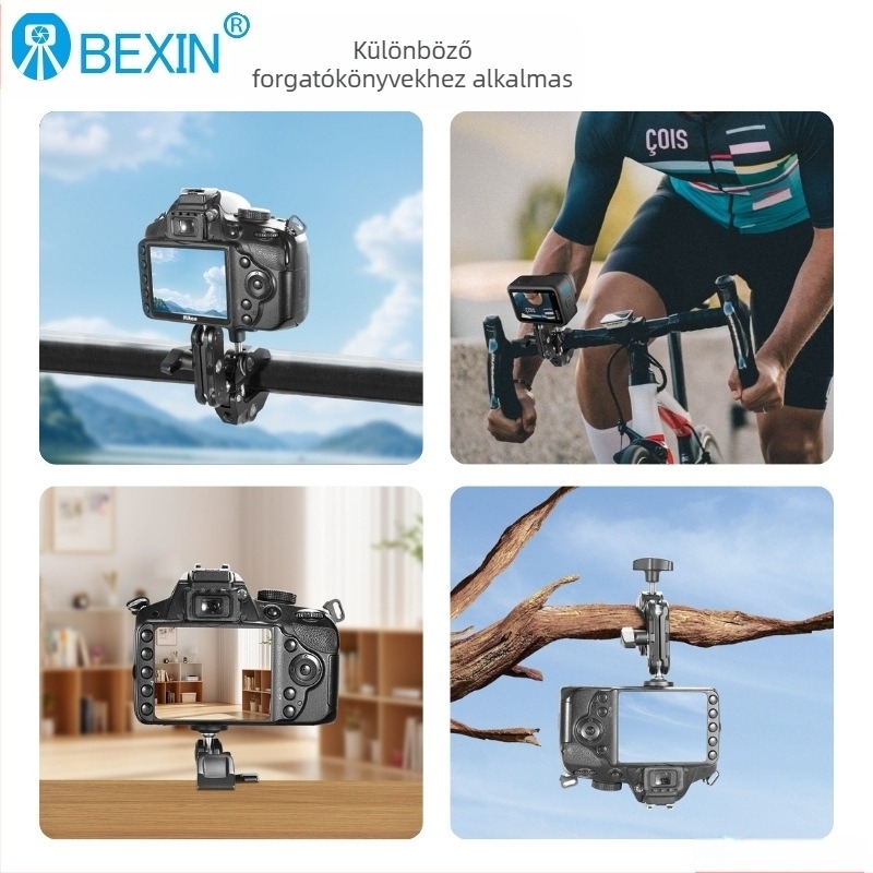 DSLR karomfogó U-formájú alumínium ötvözetből, gimbal állványhoz, modell Wn-60S, maximális teher 1,5 kg