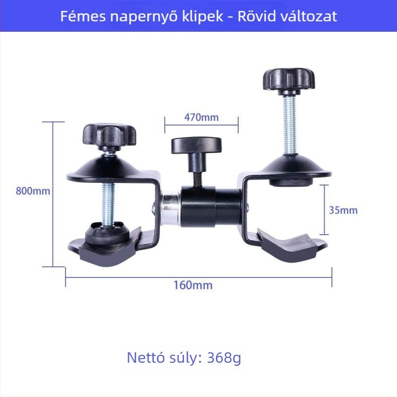 Kamera állványhoz esernyő rögzítő klip – fix, vízálló DSLR kiegészítő