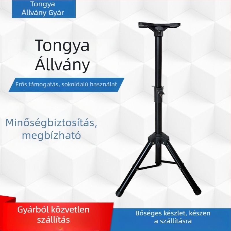 Tongya bracket SPS-502 audió/videó állvány projektorhoz, padlóra álló háromlábú, fém/plasztik, magasság állítható