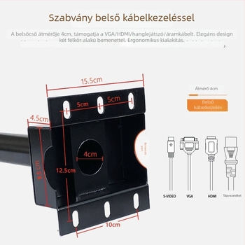 Xianghe projektor felfüggesztő tartó – 40 kg teherbírás