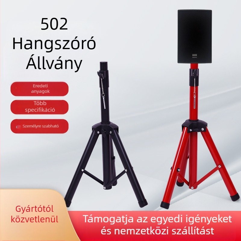 Audió állvány projektorral, állítható magasságú, stroboszkóp fény és projektor hangszóró