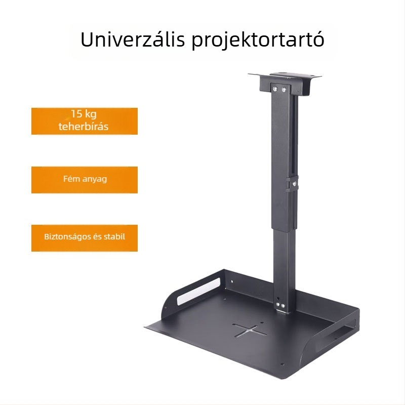 Teleszkópos vetítő-tálca falra szerelhető, kamera-tálca