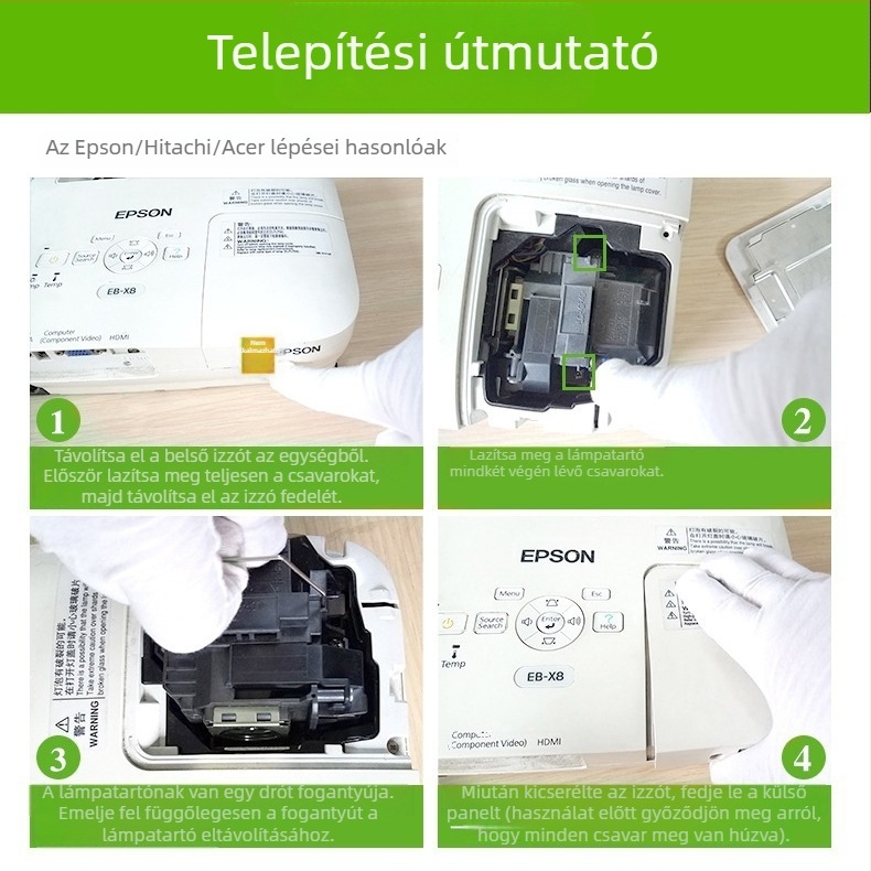 Osram projektorlámpa VIP240/0.8 E20.9 BENQ-hez