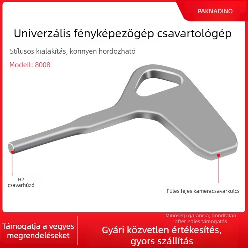 Xinwenxuan 8008 kameratartó, alumíniumötvözet, maxim terhelés 2 kg