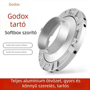 Fémpatron stúdiófényhez és softboxhoz, alumínium ötvözet