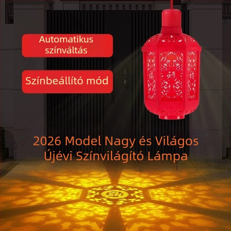 Szerencse Lámpa – E27 LED, 600 lm, 220V, IP20, PP héj, esküvői dekoráció