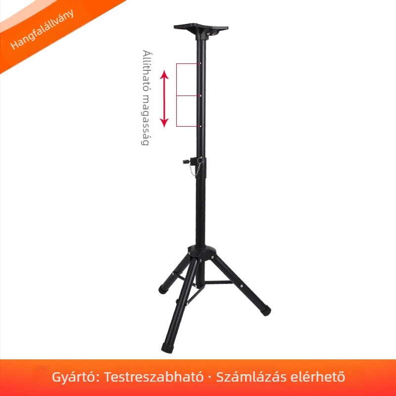 Hangszóró állvány, rövid háromszög alakú modell, audio kiegészítők
