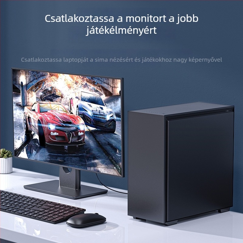 MiniDP-DP kábel, 8K támogatás, oxigénmentes réz, aranyozott csatlakozók, hossz 1,5–3 m
