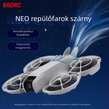 Brdrc NEO025 – DJI NEO akkumulátorvédő tartó, esés- és leválasztás elleni védelem, akkumulátor eltávolítására szolgáló hátsó szárny védelem