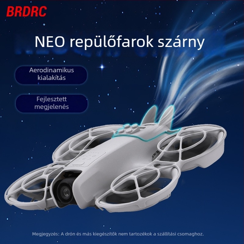 Brdrc NEO025 – DJI NEO akkumulátorvédő tartó, esés- és leválasztás elleni védelem, akkumulátor eltávolítására szolgáló hátsó szárny védelem