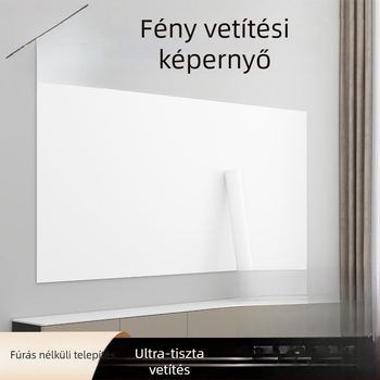 Öntapadós vetítővászon tapéta otthoni projektorhoz, fal fehér tábla felülethez