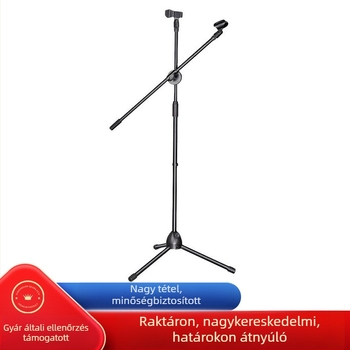 YAFLT YR-103 Projektor állvány élő közvetítéshez, teleszkópos tripód, karaoke mikrofon, padlón álló hangsugárzó, hordozható audio kiegészítő
