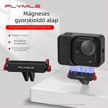 Flymile Mágneses gyorskioldó keret-adapter bővítő alap Insta360 Go Ultra akciókamera
