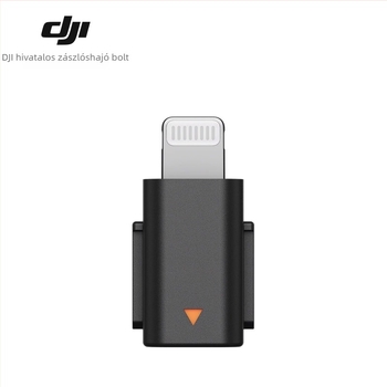 DJI Mic Mini mikrofon csatlakozó okostelefonokhoz — alumíniumötvözet, max terhelés 2 kg