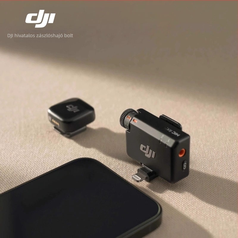 DJI Mic Mini mikrofon csatlakozó okostelefonokhoz — alumíniumötvözet, max terhelés 2 kg